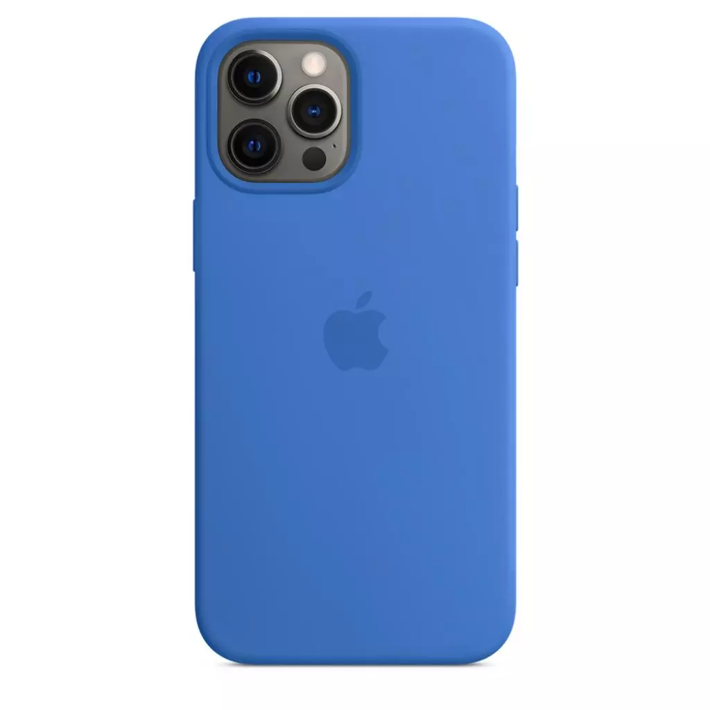 Чехол для моб. телефона Apple iPhone 12 Pro Max Silicone Case with MagSafe - Capri Blue, M (MK043ZE/A) - 2 Чехол для моб. телефона Apple iPhone 12 Pro Max Silicone Case with MagSafe - Capri Blue, M (MK043ZE/A) - 2
