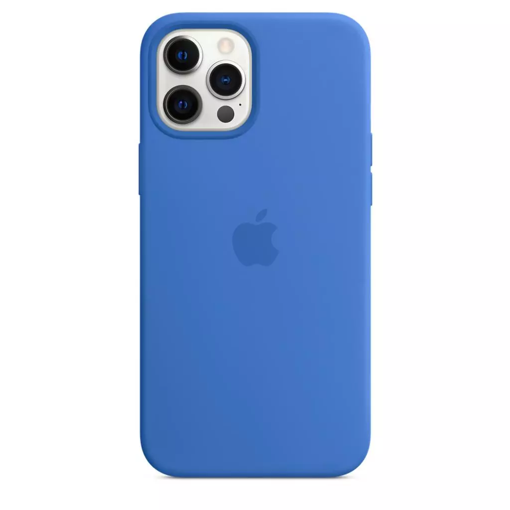 Чехол для моб. телефона Apple iPhone 12 Pro Max Silicone Case with MagSafe - Capri Blue, M (MK043ZE/A) - 3 Чехол для моб. телефона Apple iPhone 12 Pro Max Silicone Case with MagSafe - Capri Blue, M (MK043ZE/A) - 3