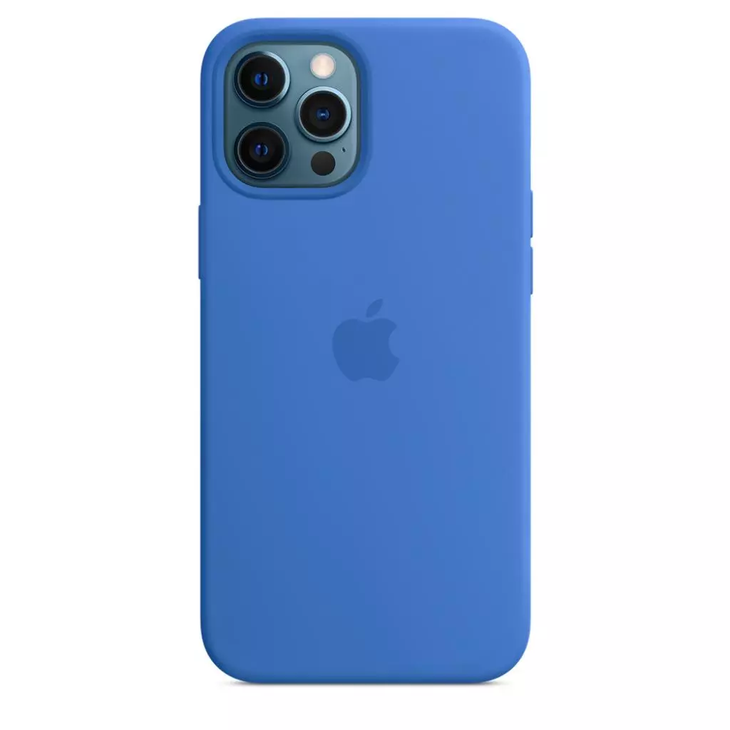 Чехол для моб. телефона Apple iPhone 12 Pro Max Silicone Case with MagSafe - Capri Blue, M (MK043ZE/A)