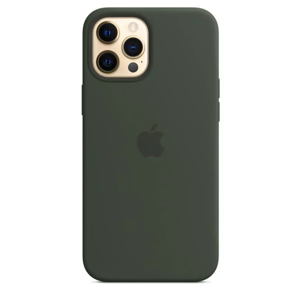 Чехол для моб. телефона Apple iPhone 12 Pro Max Silicone Case with MagSafe - Cypress Green (MHLC3ZM/A) - 1 Чехол для моб. телефона Apple iPhone 12 Pro Max Silicone Case with MagSafe - Cypress Green (MHLC3ZM/A) - 1