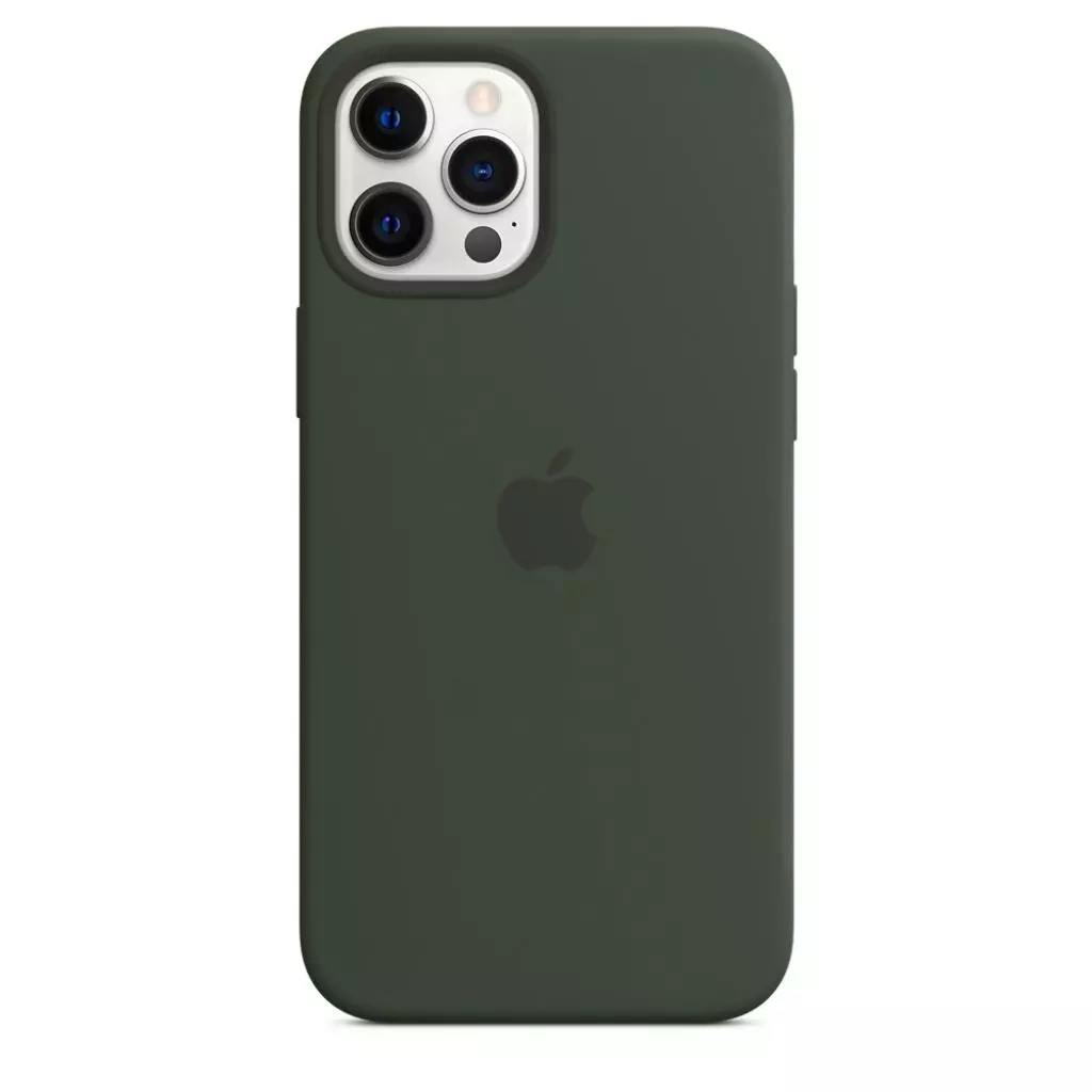 Чехол для моб. телефона Apple iPhone 12 Pro Max Silicone Case with MagSafe - Cypress Green (MHLC3ZM/A) - 3 Чехол для моб. телефона Apple iPhone 12 Pro Max Silicone Case with MagSafe - Cypress Green (MHLC3ZM/A) - 3
