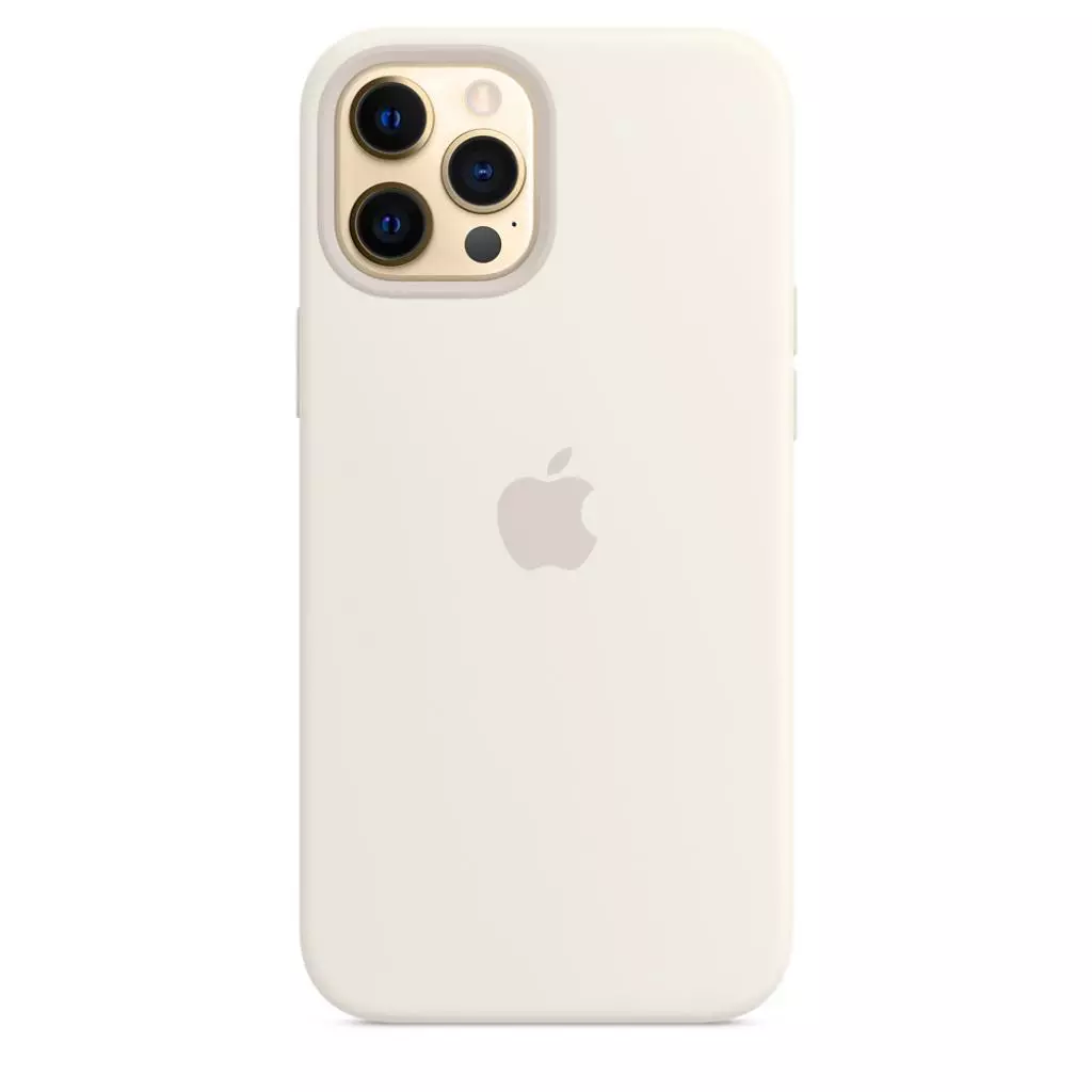 Чехол для моб. телефона Apple iPhone 12 Pro Max Silicone Case with MagSafe - White (MHLE3ZM/A) - 1 Чехол для моб. телефона Apple iPhone 12 Pro Max Silicone Case with MagSafe - White (MHLE3ZM/A) - 1