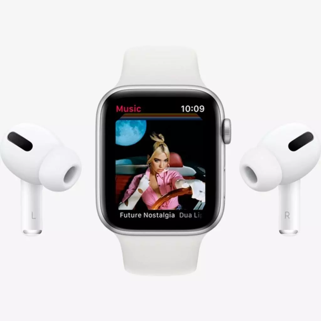 Смарт-часы Apple Watch Series 6 GPS, 40mm Silver Aluminium Case with White Sp (MG283GK/A) - 6 Смарт-часы Apple Watch Series 6 GPS, 40mm Silver Aluminium Case with White Sp (MG283GK/A) - 6