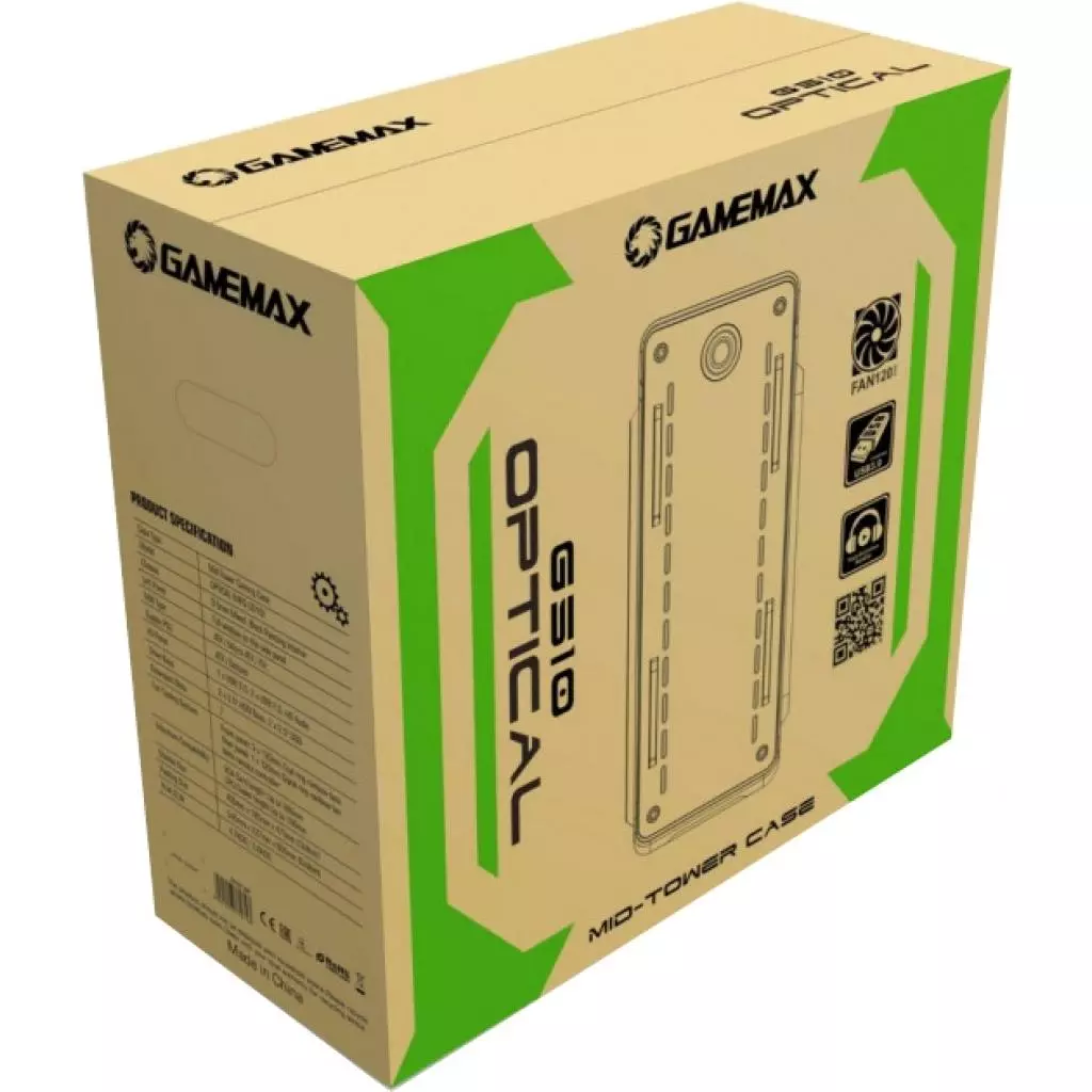 Корпус Gamemax Optical Black - 8 Корпус Gamemax Optical Black - 8