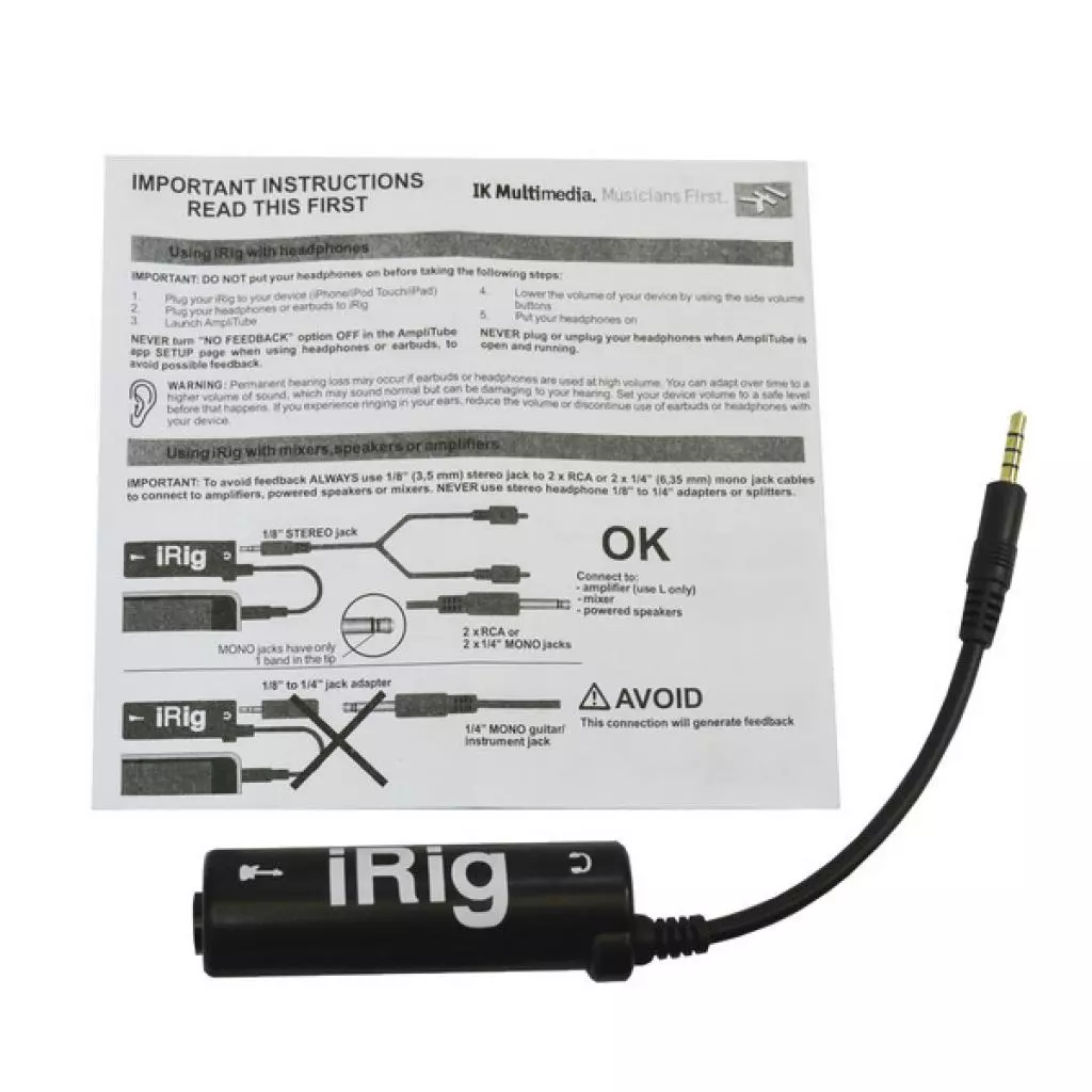Звуковая плата Dynamode Dynamode iRig - 4 Звуковая плата Dynamode Dynamode iRig - 4