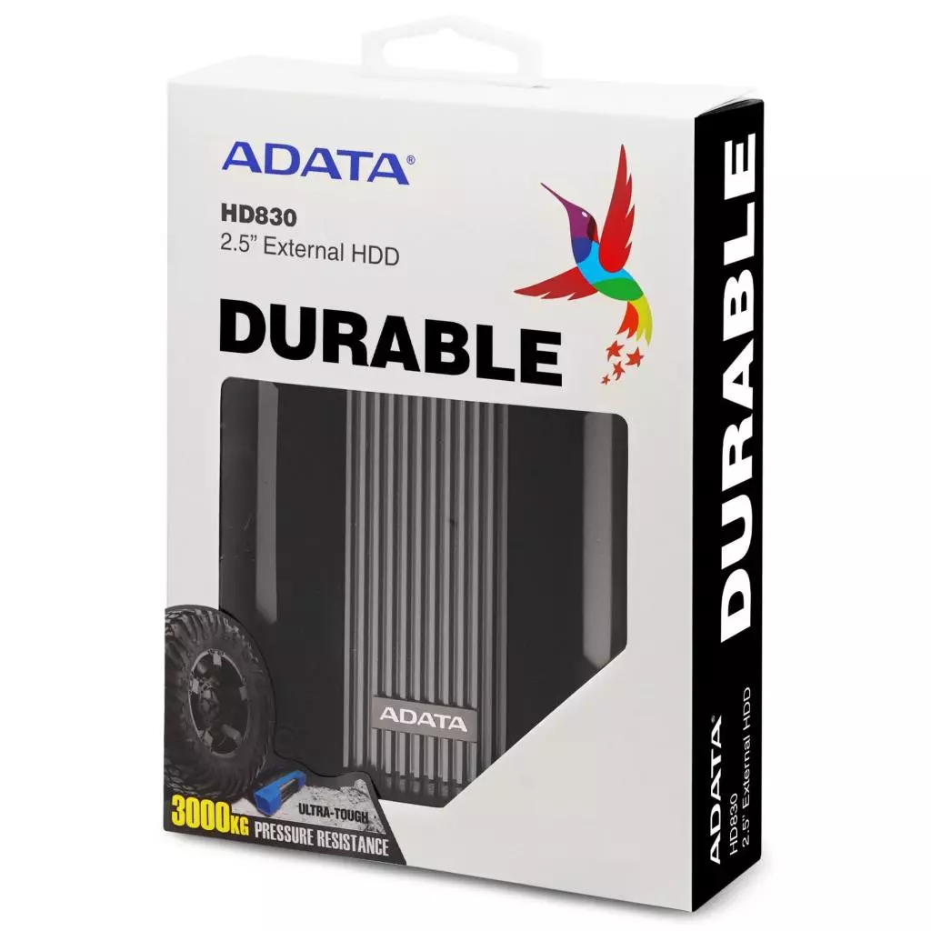 Внешний жесткий диск 2.5" 5TB ADATA (AHD830-5TU31-CBK) - 5