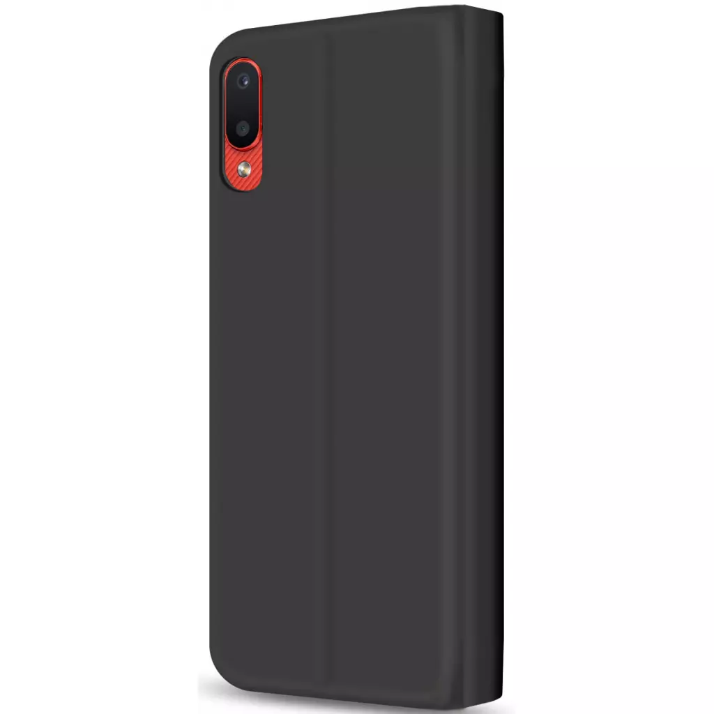 Чехол для моб. телефона MakeFuture Samsung A02 Flip (Soft-Touch PU) Black (MCP-SA02BK) - 1 Чехол для моб. телефона MakeFuture Samsung A02 Flip (Soft-Touch PU) Black (MCP-SA02BK) - 1