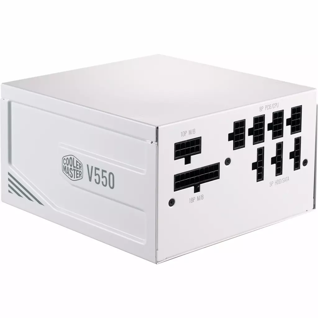 Блок питания CoolerMaster 550W V550 GOLD-V2 WHITE EDITION (MPY-550V-AGBAG-EU) - 3 Блок питания CoolerMaster 550W V550 GOLD-V2 WHITE EDITION (MPY-550V-AGBAG-EU) - 3