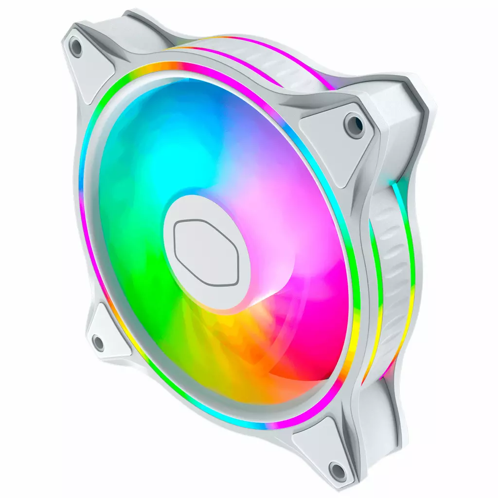 Кулер для корпуса CoolerMaster MASTERFAN MF120 HALO WHITE EDITION (MFL-B2DW-18NPA-R1) - 2