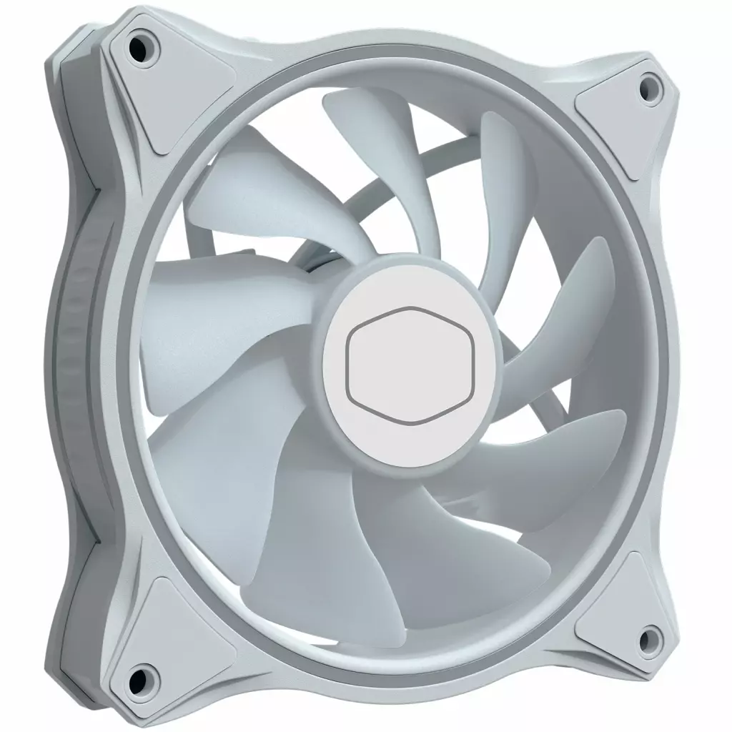Кулер для корпуса CoolerMaster MASTERFAN MF120 HALO WHITE EDITION (MFL-B2DW-18NPA-R1) - 4