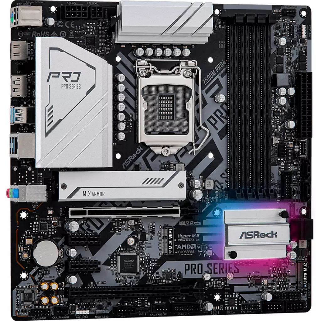 Материнская плата ASRock Z590M Pro4 - 3 Материнская плата ASRock Z590M Pro4 - 3