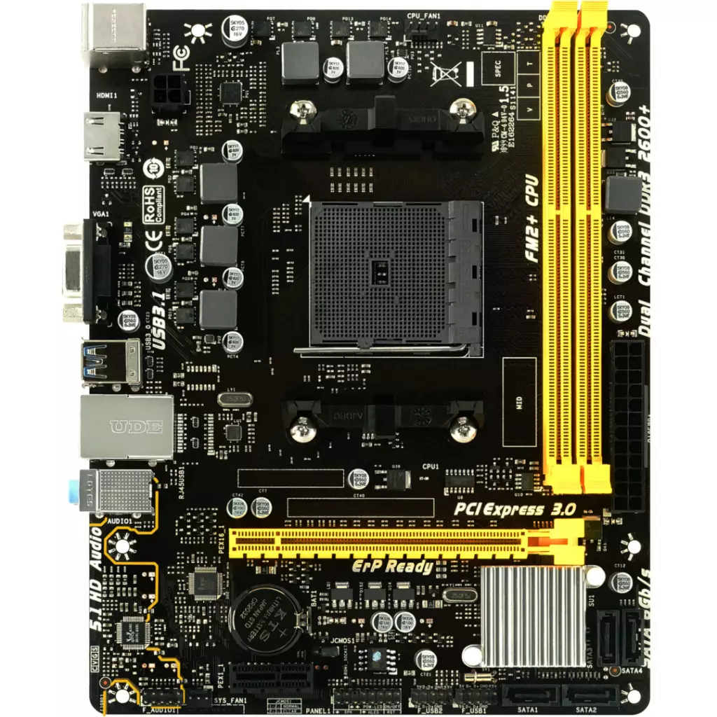 Материнская плата Biostar A68MHE - 1