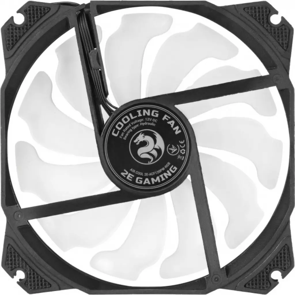 Кулер для корпуса 2E GAMING AIR COOL (ACF120PW-RGB) (2E-ACF120PW-RGB) - 2 Кулер для корпуса 2E GAMING AIR COOL (ACF120PW-RGB) (2E-ACF120PW-RGB) - 2