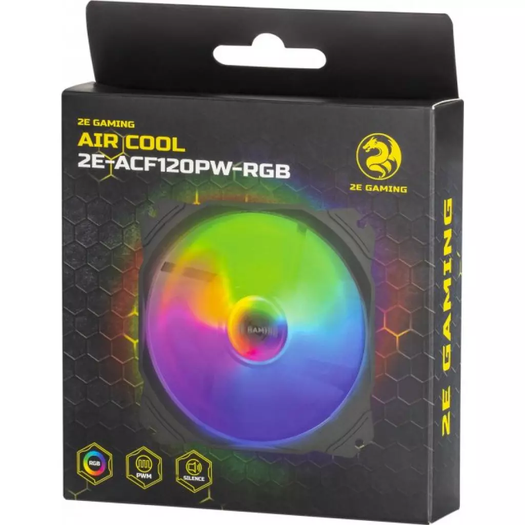 Кулер для корпуса 2E GAMING AIR COOL (ACF120PW-RGB) (2E-ACF120PW-RGB) - 7 Кулер для корпуса 2E GAMING AIR COOL (ACF120PW-RGB) (2E-ACF120PW-RGB) - 7