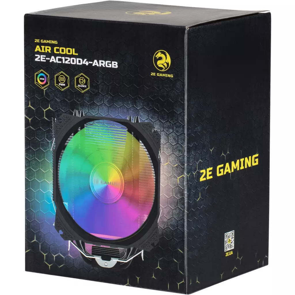 Кулер для процессора 2E GAMING AIR COOL (2E-AC120D4-ARGB) - 3 Кулер для процессора 2E GAMING AIR COOL (2E-AC120D4-ARGB) - 3
