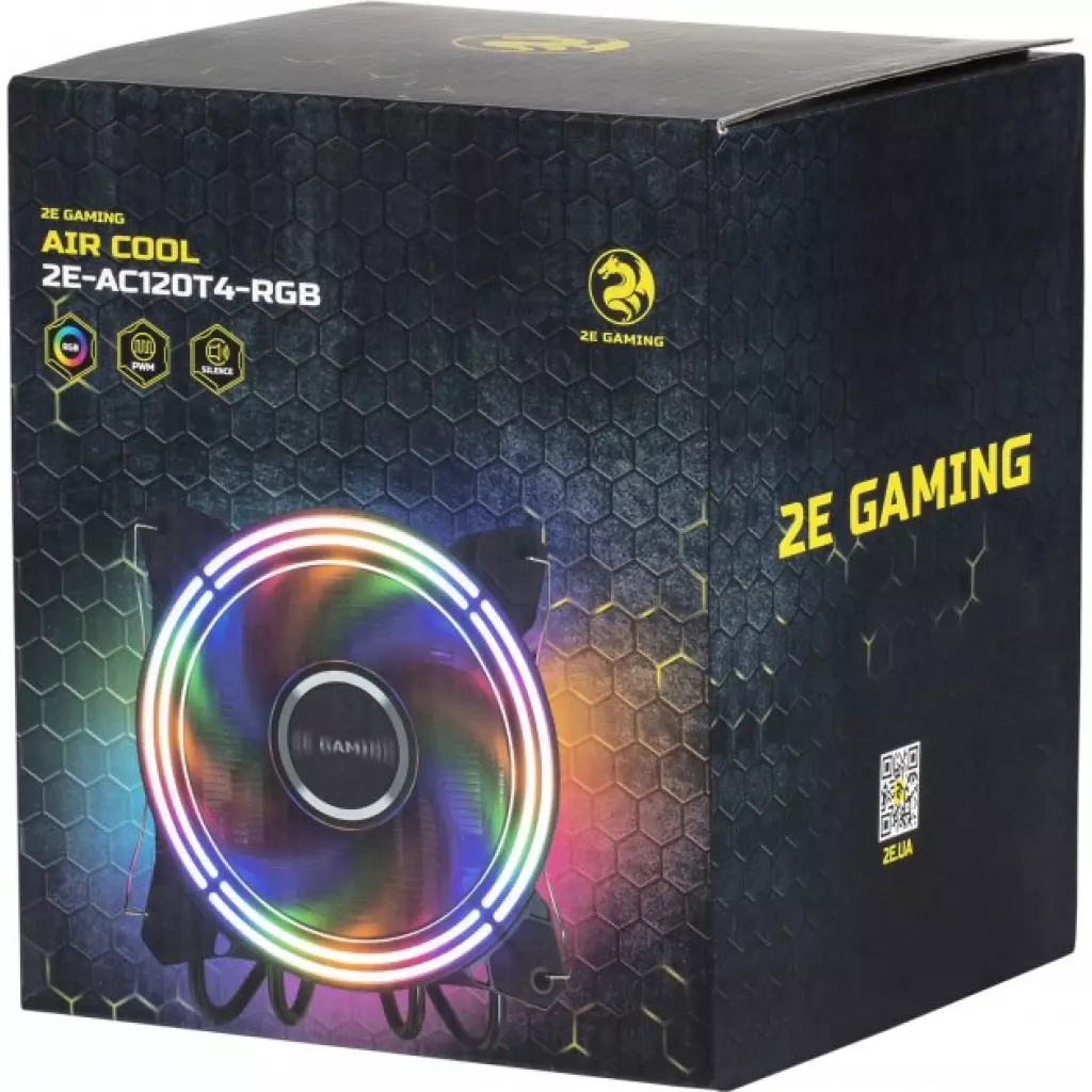 Кулер для процессора 2E GAMING AIR COOL (2E-AC120T4-RGB) - 7 Кулер для процессора 2E GAMING AIR COOL (2E-AC120T4-RGB) - 7