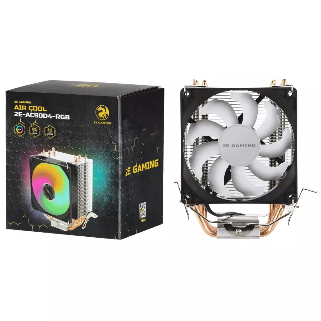 Кулер для процессора 2E GAMING AIR COOL (2E-AC90D4-RGB) - 5 Кулер для процессора 2E GAMING AIR COOL (2E-AC90D4-RGB) - 5