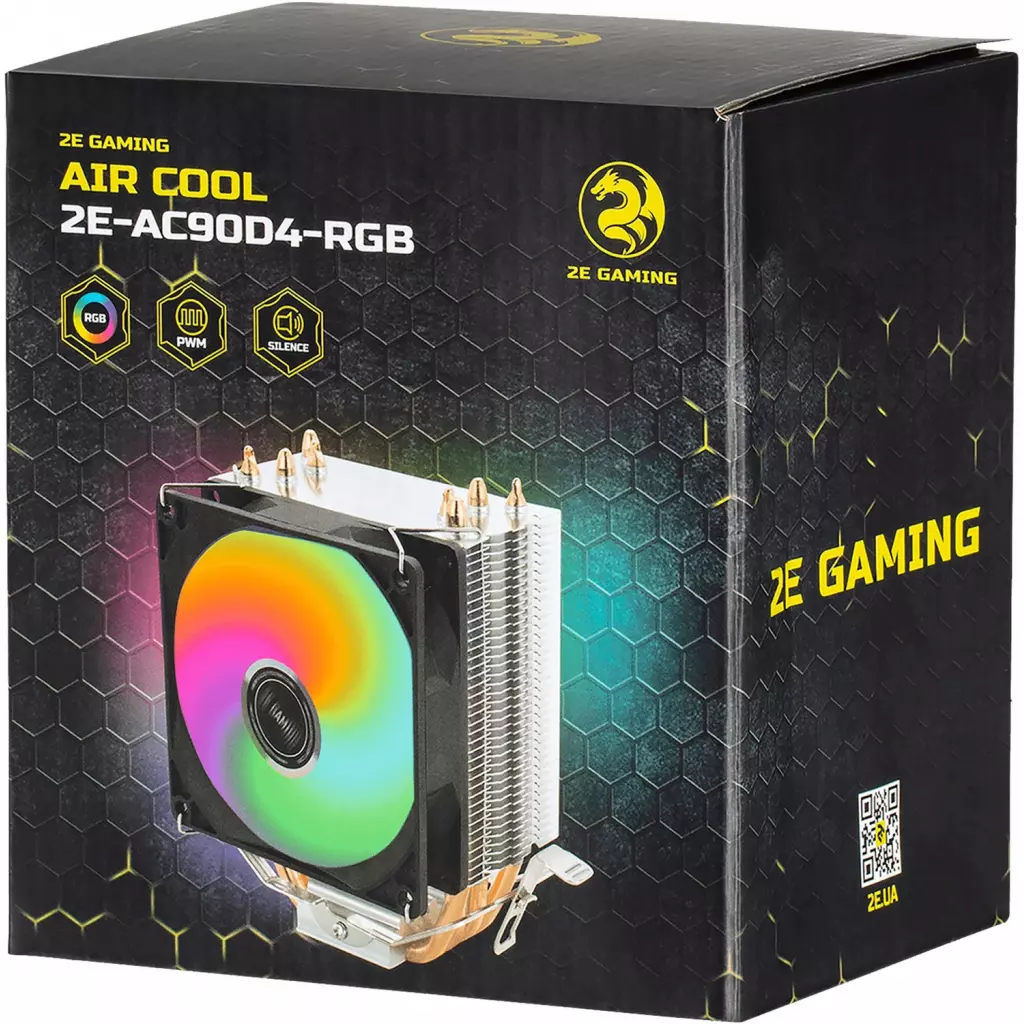 Кулер для процессора 2E GAMING AIR COOL (2E-AC90D4-RGB) - 6 Кулер для процессора 2E GAMING AIR COOL (2E-AC90D4-RGB) - 6