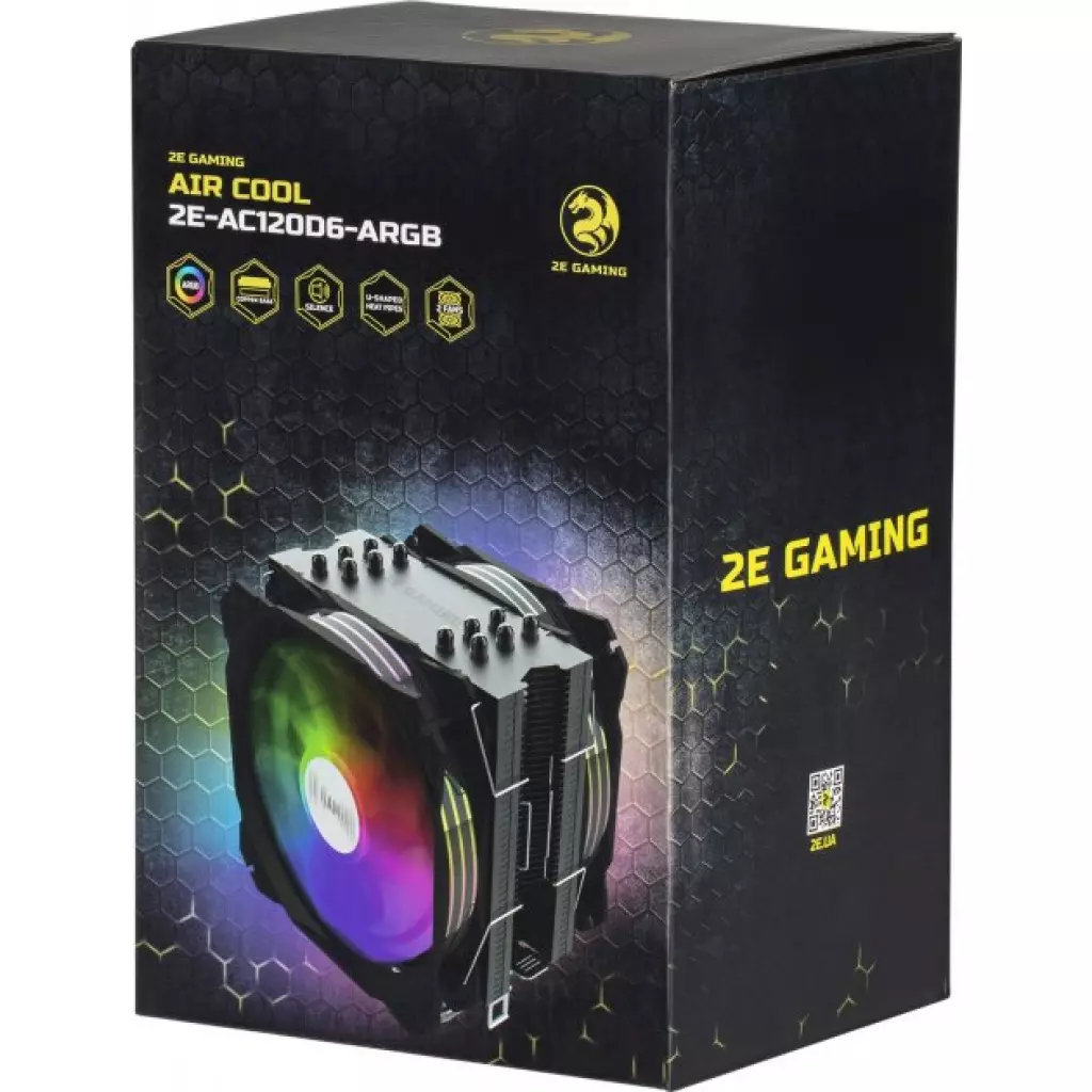 Кулер для процессора 2E GAMING AIR COOL (2E-AC120D6-ARGB) - 3 Кулер для процессора 2E GAMING AIR COOL (2E-AC120D6-ARGB) - 3