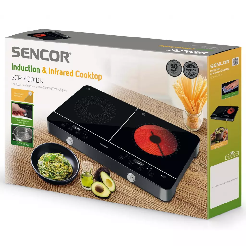 Электроплитка Sencor SCP4001BK - 8 Электроплитка Sencor SCP4001BK - 8