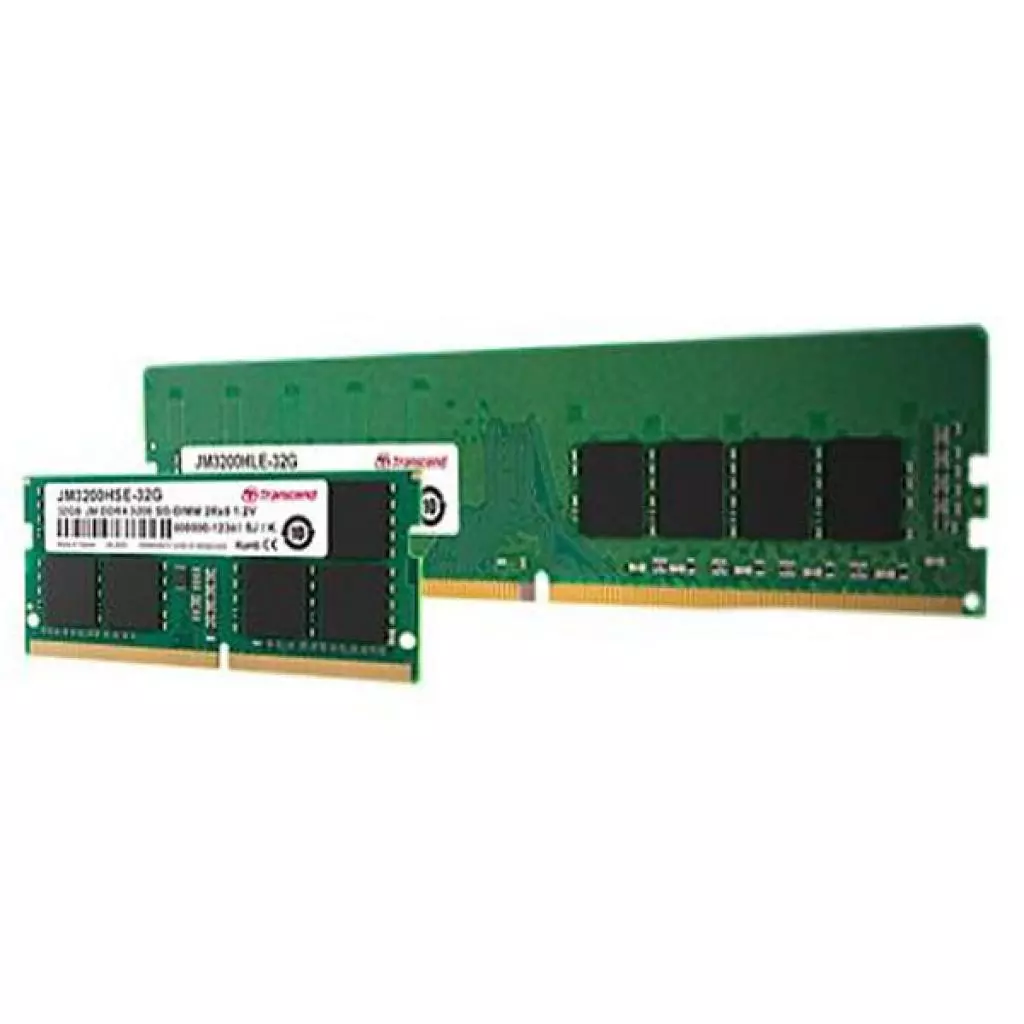 Модуль памяти для компьютера DDR4 8GB 3200 MHz Transcend (JM3200HLG-8G) - 1 Модуль памяти для компьютера DDR4 8GB 3200 MHz Transcend (JM3200HLG-8G) - 1