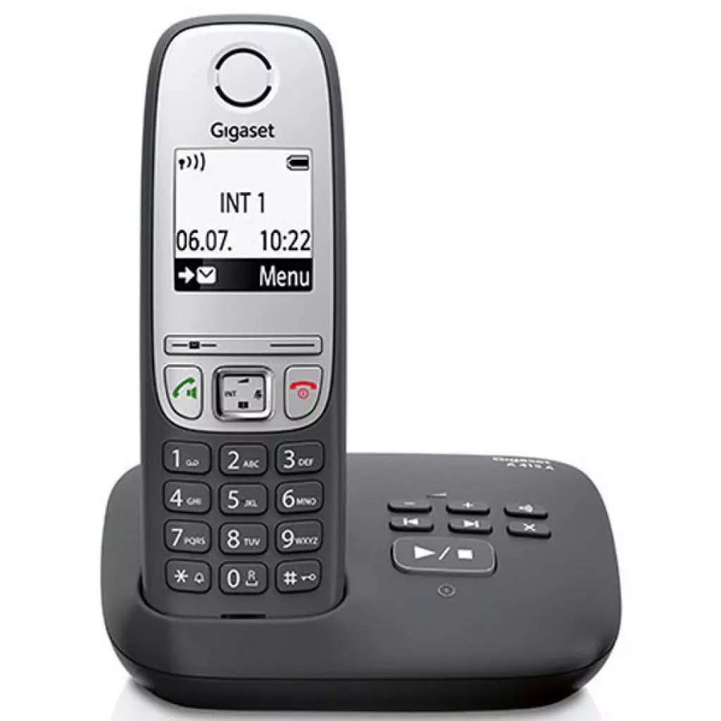 Телефон DECT Gigaset A415A DUO Black (L36852H2525S301) - 1 Телефон DECT Gigaset A415A DUO Black (L36852H2525S301) - 1