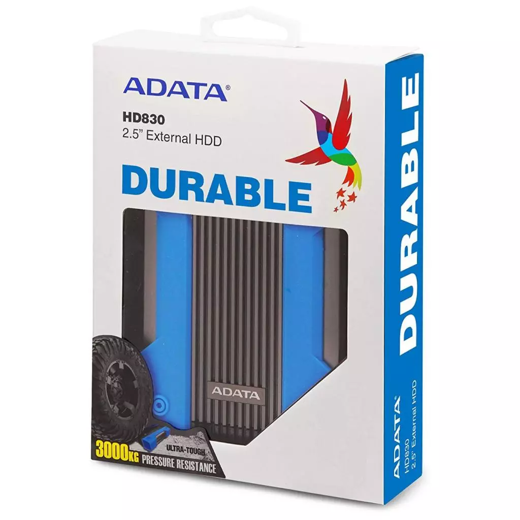 Внешний жесткий диск 2.5" 4TB ADATA (AHD830-4TU31-CBL) - 5