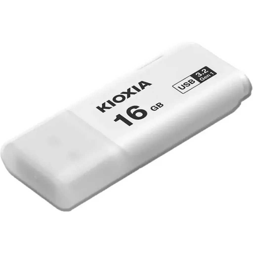 USB флеш накопитель Kioxia 16GB Hayabusa U202 White USB 3.0 (LU301W016GG4) - 1 USB флеш накопитель Kioxia 16GB Hayabusa U202 White USB 3.0 (LU301W016GG4) - 1