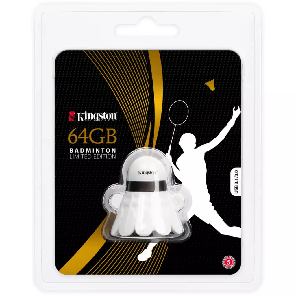 USB флеш накопитель Kingston 64GGB Badminton USB 3.0 (DTBMTA/64GB) - 5 USB флеш накопитель Kingston 64GGB Badminton USB 3.0 (DTBMTA/64GB) - 5