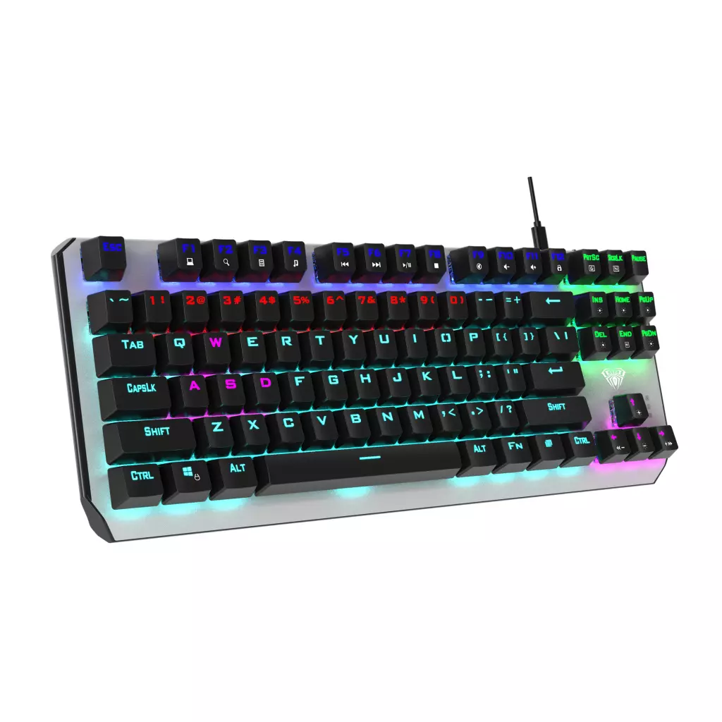 Клавиатура Aula Aegis Mechanical Keyboard EN/RU Blue switch (6948391240282) - 1 Клавиатура Aula Aegis Mechanical Keyboard EN/RU Blue switch (6948391240282) - 1