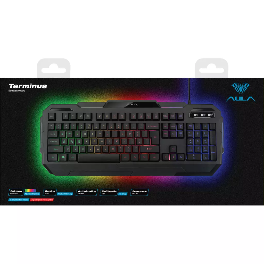 Клавиатура Aula Terminus gaming keyboard EN/RU (6948391234519) - 5 Клавиатура Aula Terminus gaming keyboard EN/RU (6948391234519) - 5