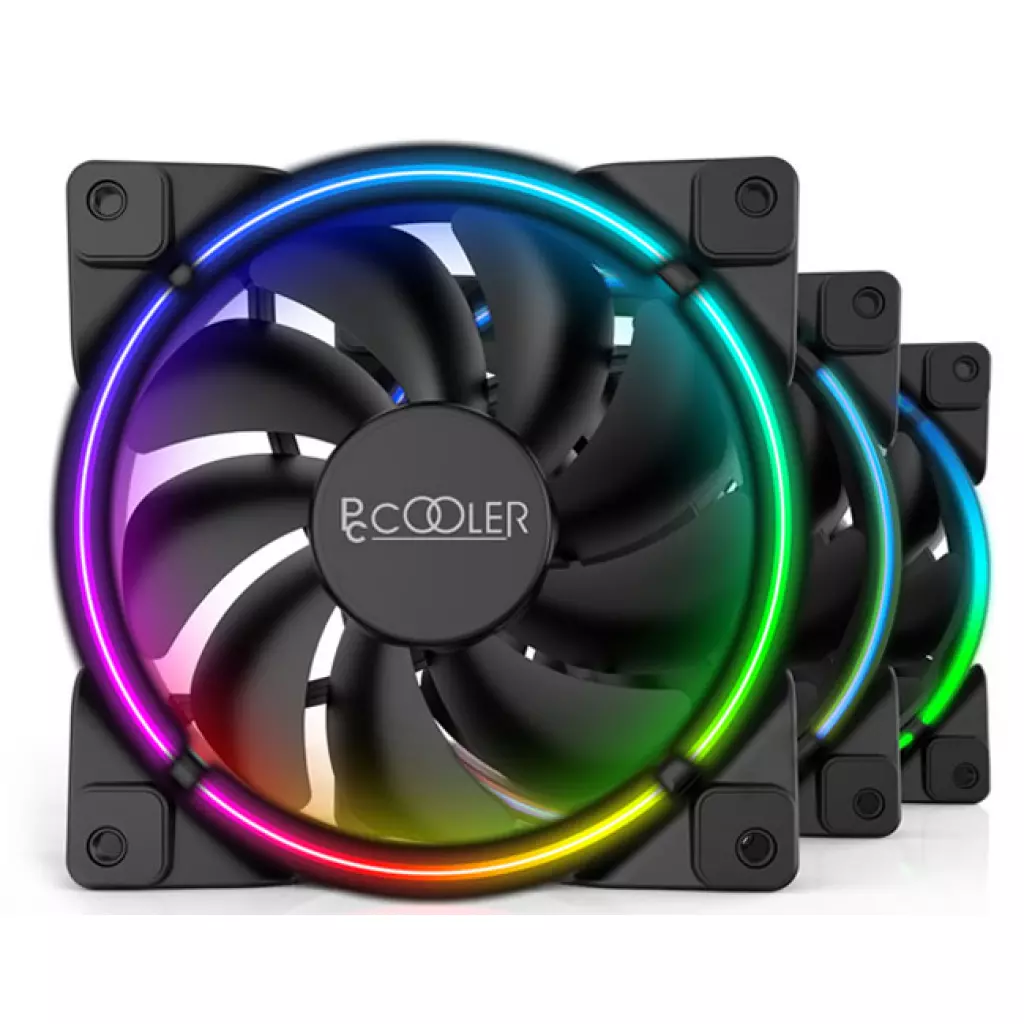 Кулер для корпуса PcСooler CORONA FRGB (3 in 1) - 1