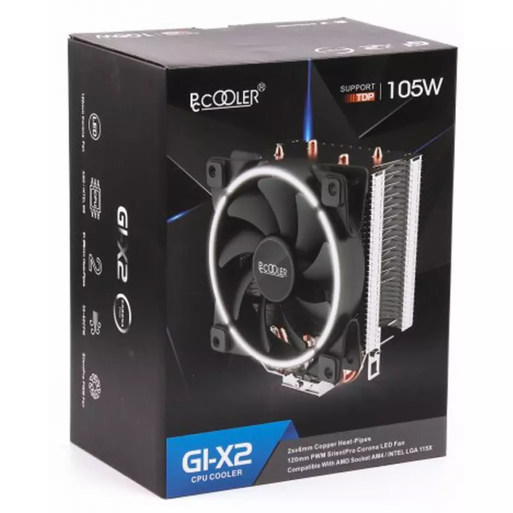 Кулер для процессора PcСooler GI-X2 - 9 Кулер для процессора PcСooler GI-X2 - 9