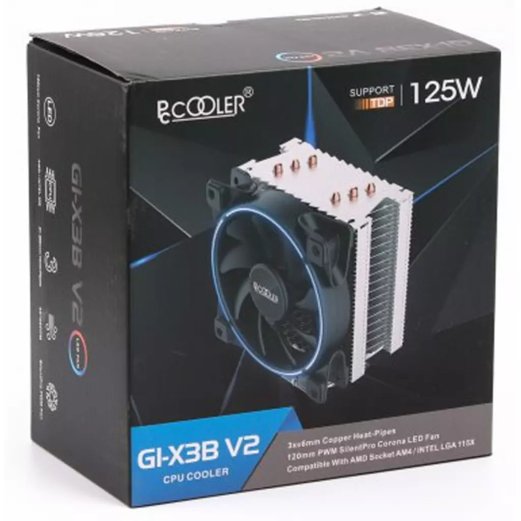 Кулер для процессора PcСooler GI-X3B V2 - 6 Кулер для процессора PcСooler GI-X3B V2 - 6