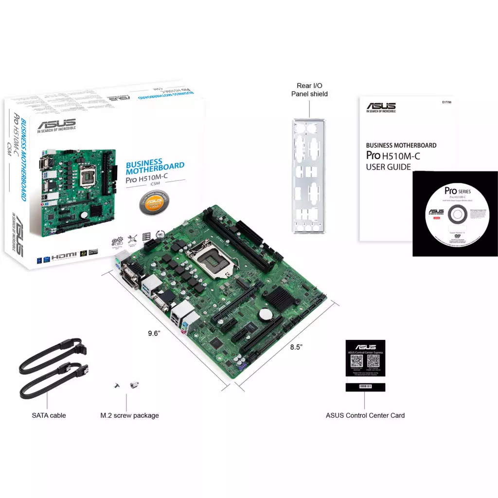 Материнская плата ASUS PRO H510M-C/CSM - 5 Материнская плата ASUS PRO H510M-C/CSM - 5