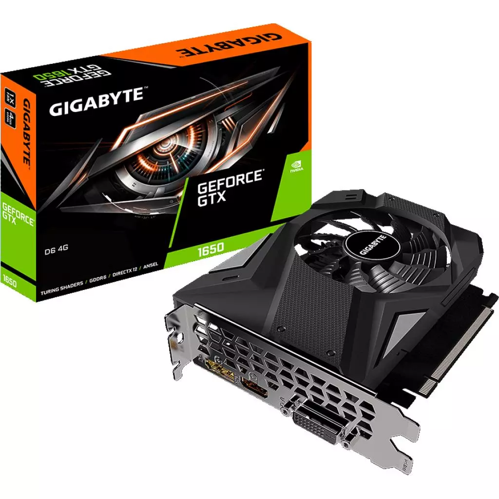 Видеокарта GIGABYTE GeForce GTX1650 4096Mb D6 (GV-N1656D6-4GD)