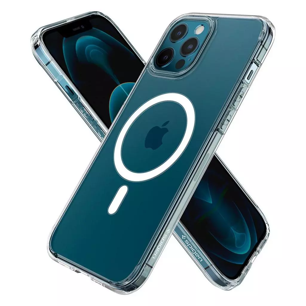 Чехол для моб. телефона Spigen Apple iPhone 12 Pro Max Ultra Hybrid Mag Safe, White (ACS02622) - 5 Чехол для моб. телефона Spigen Apple iPhone 12 Pro Max Ultra Hybrid Mag Safe, White (ACS02622) - 5