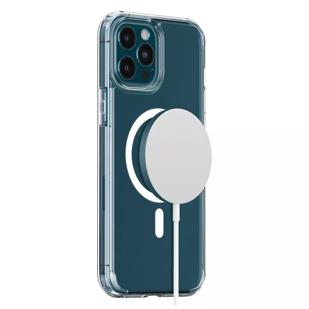 Чехол для моб. телефона Spigen Apple iPhone 12 Pro Max Ultra Hybrid Mag Safe, White (ACS02622) - 6 Чехол для моб. телефона Spigen Apple iPhone 12 Pro Max Ultra Hybrid Mag Safe, White (ACS02622) - 6