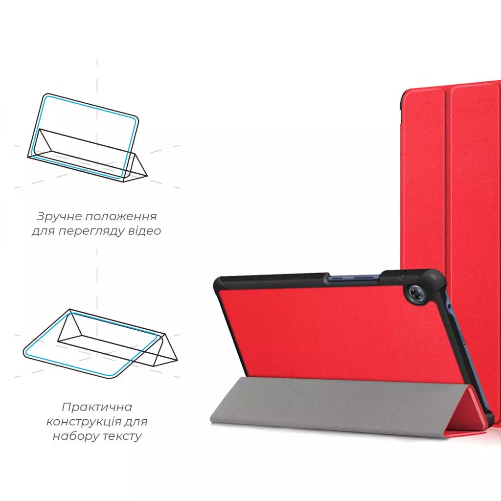 Чехол для планшета Armorstandart Smart Case Huawei MatePad T8 8' (Kobe2-W09A) Red (ARM58600) - 3