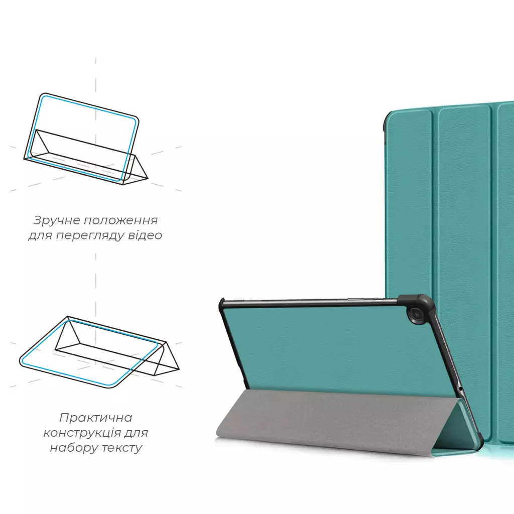 Чехол для планшета Armorstandart Smart Case Samsung Galaxy Tab S6 Lite P610/P615 Green (ARM58629) - 3 Чехол для планшета Armorstandart Smart Case Samsung Galaxy Tab S6 Lite P610/P615 Green (ARM58629) - 3