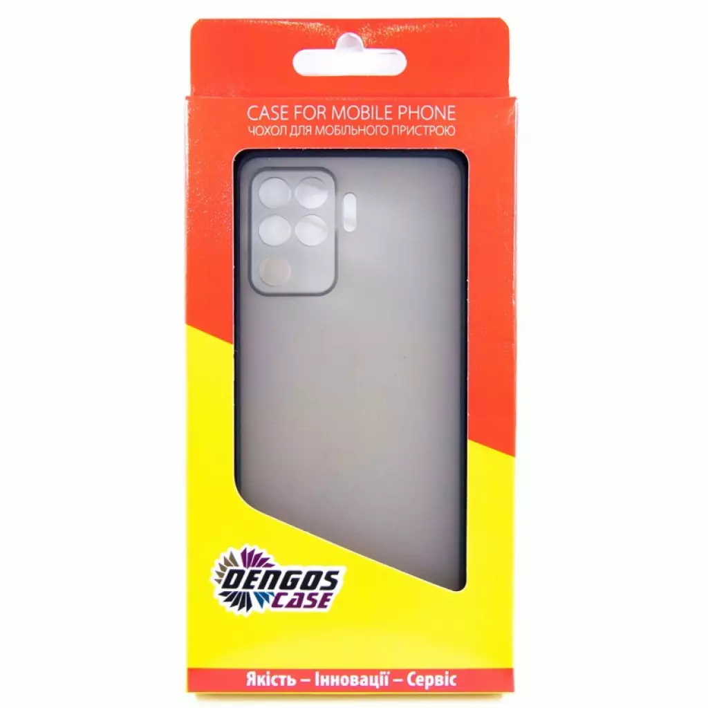 Чехол для моб. телефона Dengos Matte OPPO Reno 5 Lite (black) (DG-TPU-MATT-74) - 3 Чехол для моб. телефона Dengos Matte OPPO Reno 5 Lite (black) (DG-TPU-MATT-74) - 3
