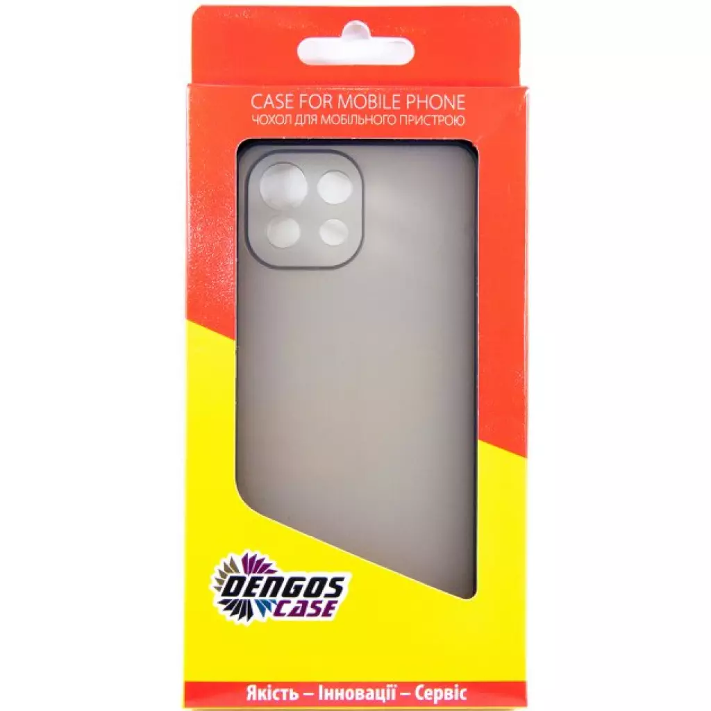 Чехол для моб. телефона Dengos Matte Xiaomi Mi 11 Lite (black) (DG-TPU-MATT-75) - 3