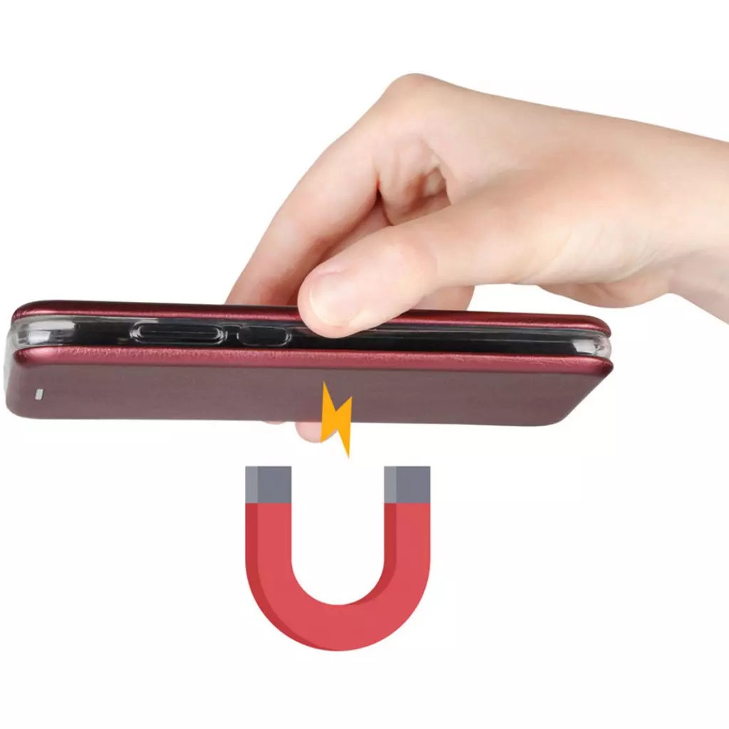 Чехол для моб. телефона BeCover Exclusive Xiaomi Redmi Note 10 Burgundy Red (706412) - 4 Чехол для моб. телефона BeCover Exclusive Xiaomi Redmi Note 10 Burgundy Red (706412) - 4