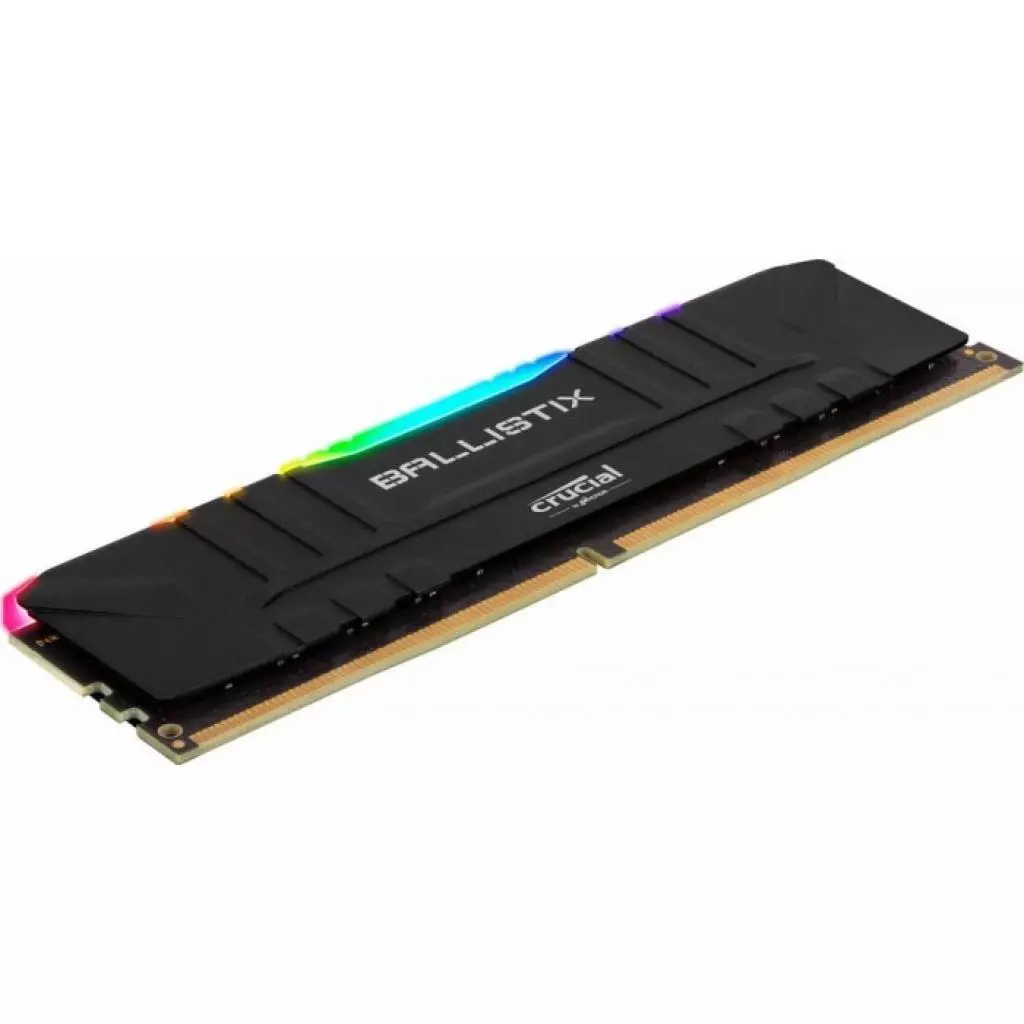Модуль памяти для компьютера DDR4 32GB 3200 MHz Ballistix Black RGB Micron (BL32G32C16U4BL) - 1 Модуль памяти для компьютера DDR4 32GB 3200 MHz Ballistix Black RGB Micron (BL32G32C16U4BL) - 1