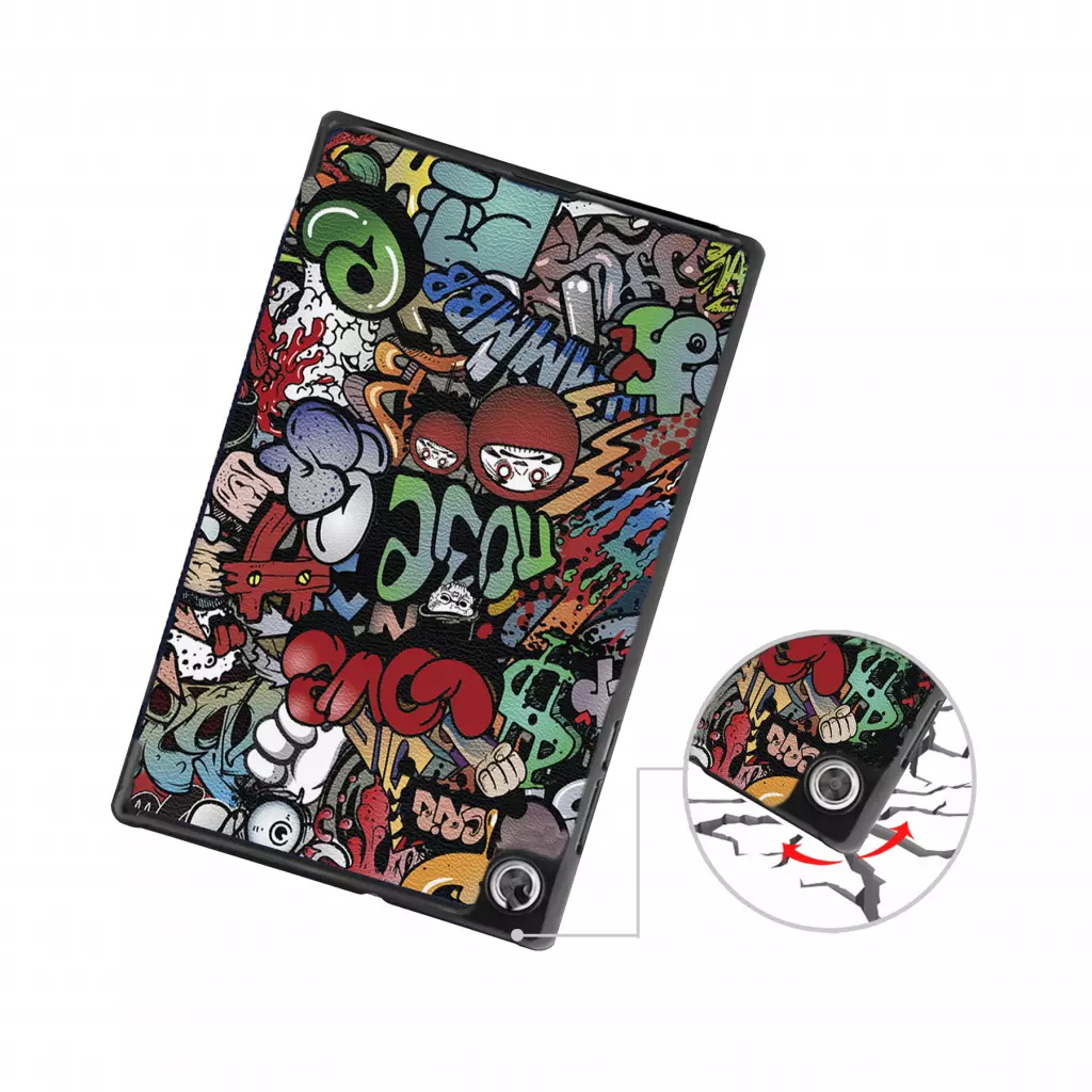 Чехол для планшета BeCover Smart Case Lenovo Tab M10 TB-X306F HD (2nd Gen) Graffiti (706113) - 2 Чехол для планшета BeCover Smart Case Lenovo Tab M10 TB-X306F HD (2nd Gen) Graffiti (706113) - 2