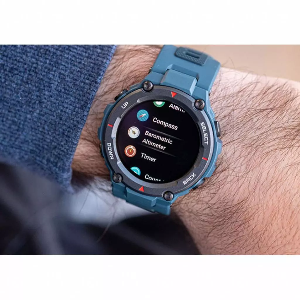 Смарт-часы Amazfit T-Rex Pro Steel Blue - 6 Смарт-часы Amazfit T-Rex Pro Steel Blue - 6