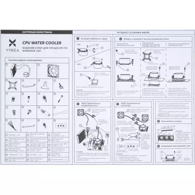Система водного охлаждения Vinga Wanderer-360 - 5 Система водного охлаждения Vinga Wanderer-360 - 5