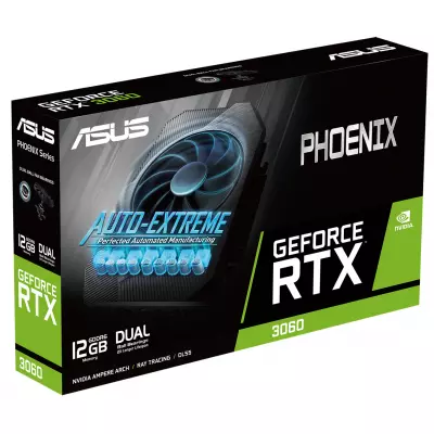 Видеокарта ASUS GeForce RTX3060 12Gb PHOENIX V2 LHR (PH-RTX3060-12G-V2) - 3 Видеокарта ASUS GeForce RTX3060 12Gb PHOENIX V2 LHR (PH-RTX3060-12G-V2) - 3