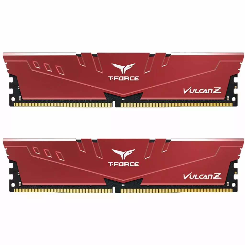 Модуль памяти для компьютера DDR4 16GB (2x8GB) 3200 MHz T-Force Vulcan Z Red Team (TLZRD416G3200HC16CDC01)