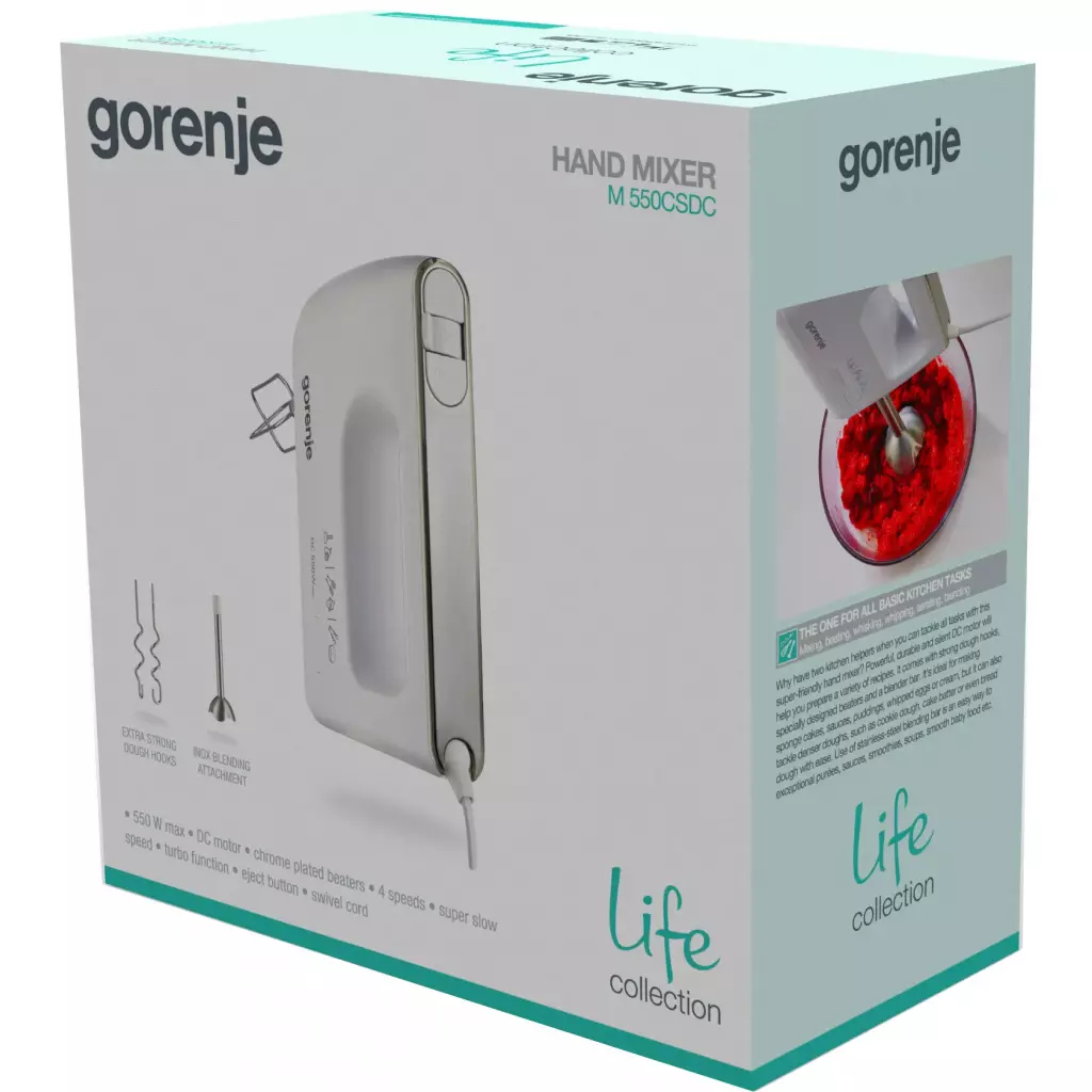 Миксер Gorenje M550CSDC - 4 Миксер Gorenje M550CSDC - 4